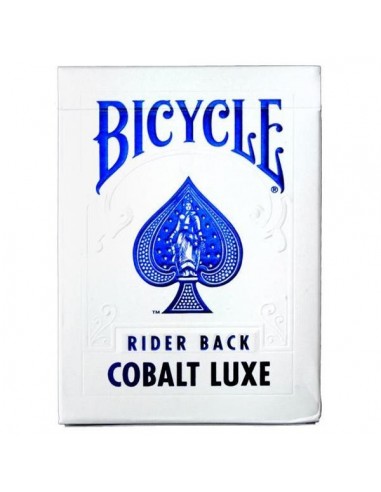 Bicycle Rider Back Blue Metal Luxe