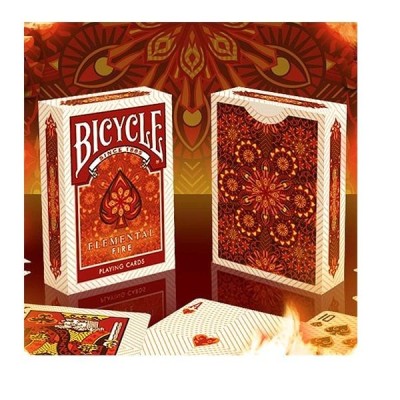 Carte Bicycle Elemental Fire