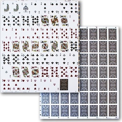 Jugando a las cartas - Papilio sin cortar