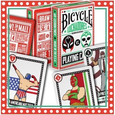 Cartes à jouer à vélo - Luchadores