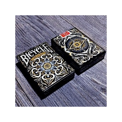Cartes à jouer à vélo - Realms Black Deck