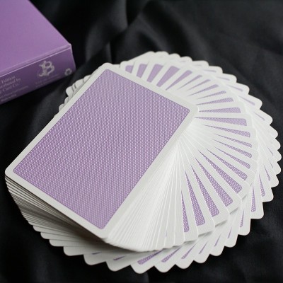 Steel - Purple playing cards