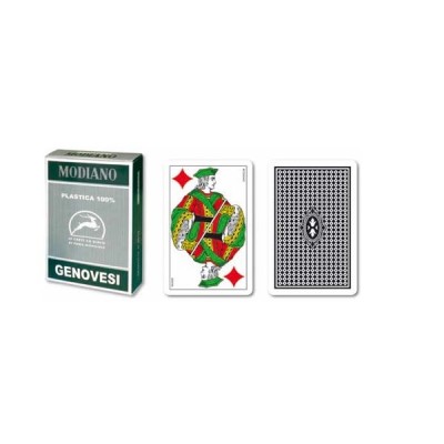 Genovesi Spielkarten 86/10 Modiano Kunststoff
