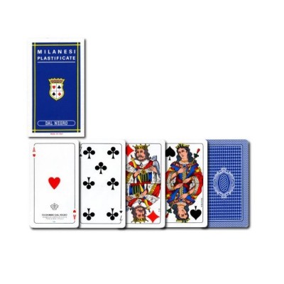 Naipes Milanesi 45 / S Dal Negro estuche azul