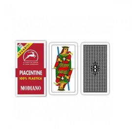 Piacentine 81 Modiano - 100 cartes à jouer% Plastique