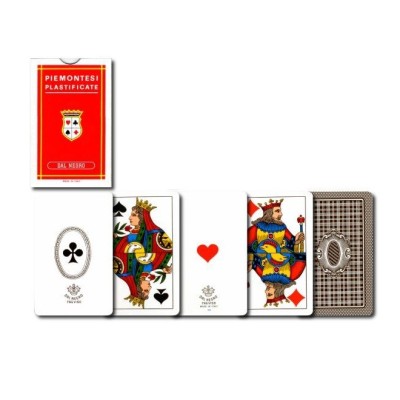 Naipes piamonteses 93 Dal Negro estuche rojo