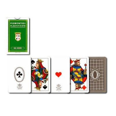 Carte da gioco Piemontesi 93 Dal Negro astuccio verde
