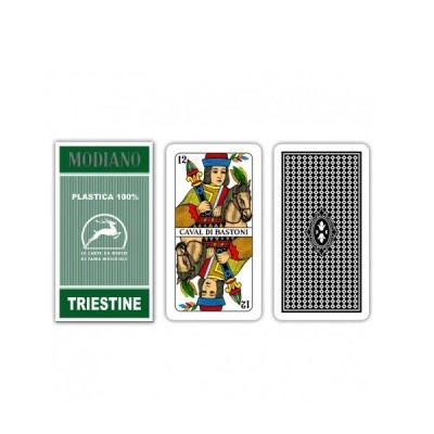 Naipes de plástico Triestine 99/10 Modiano
