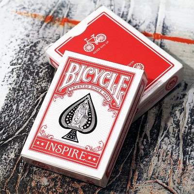 Bicicleta - Inspire - Baraja roja jugando a las cartas