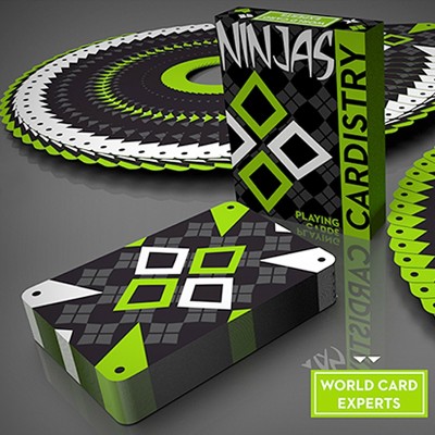 Cardistry Kiwi Ninjas Spielkarten - Grün