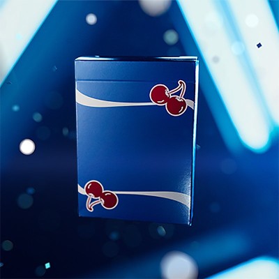 Cherry - Tahoe Blue playing cards