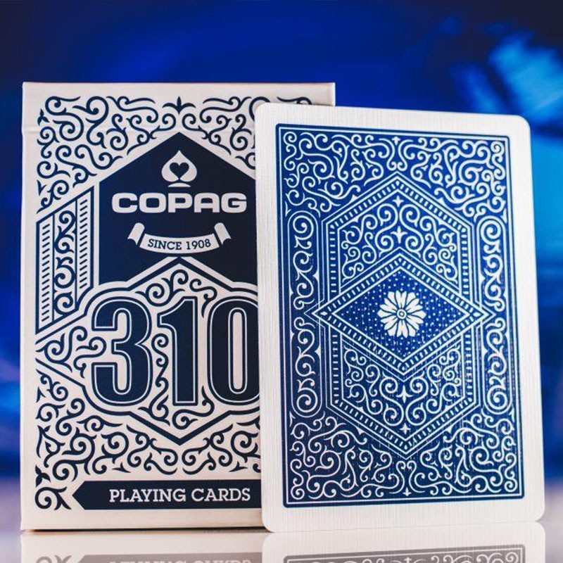 Carte Da Poker Tavoloverde NTP - Mazzo Da 55 Carte In PVC Long Life, Retro Blu, Fatto In Italia
