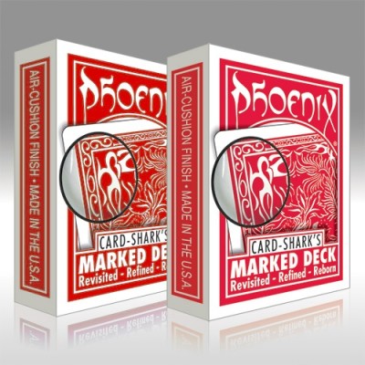 Phoenix Marked Deck Spielkarten - Roter Rücken