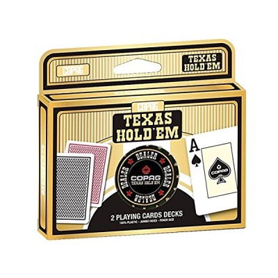 Copag poker Copag Texas Hold'em double deck avec croupier en métal