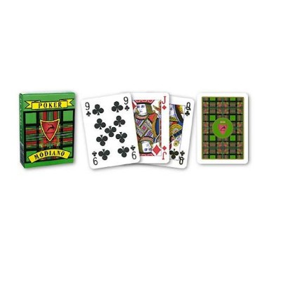 Modiano 105 Pokerkarten - grüner Rücken