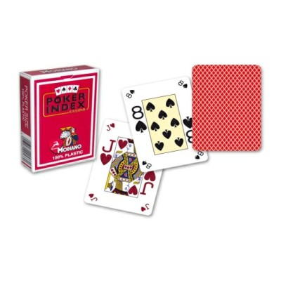 Modiano Poker Index rote Pokerkarten