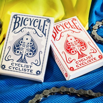 Cartes à jouer vélo - Cycliste rouge