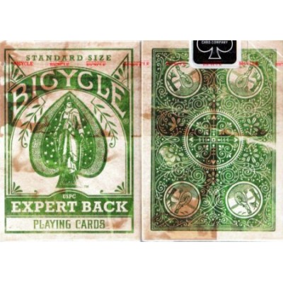 Carte da gioco Bicycle - Distressed expert back green