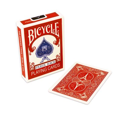 Carte da gioco Bicycle - Paris rosso
