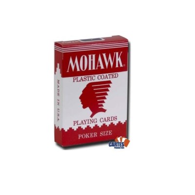 Red Mohawk playing cards