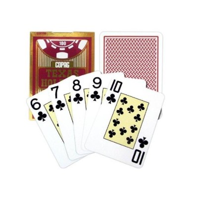 Copag Texas Hold'em Pokerkarten - Rot