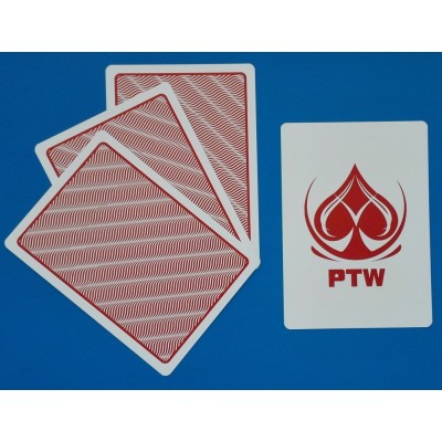 Cartas de póquer PTW Hypnotic - Dorso rojo