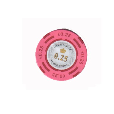 Fiches Montecarlo 13,5 gr - 25 c