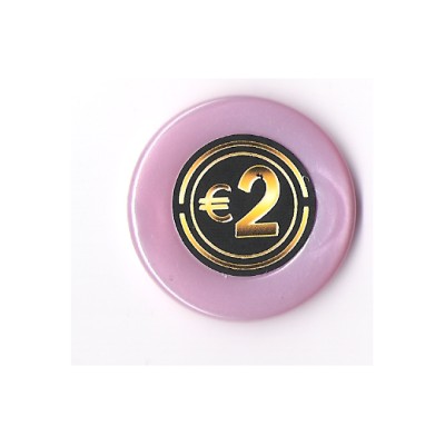 Fiches plastica madreperlata - 2 €