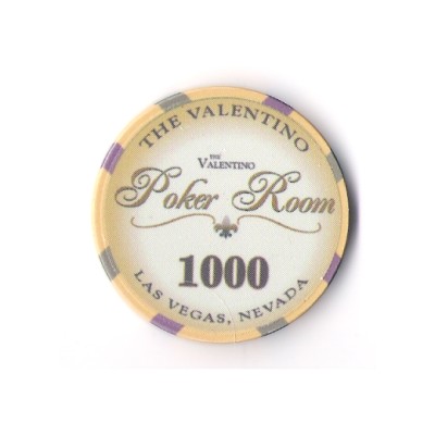 Fichas de cerámica - Valentino Poker Room 1000