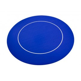 Round cloth under rubber - Rubber felt - Blue