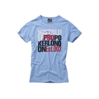 Würfel Himmel-Baumwolle T-Shirt Justbluff