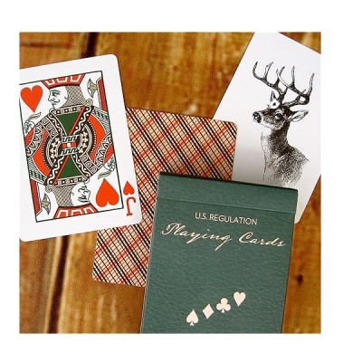 Vintage Plaid-Spielkarten von Dan & Dave - Arizona Red