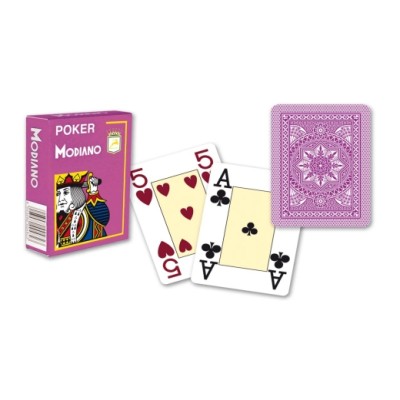 Cartes de Poker Index Jumbo Modiano 4 - Violet 253