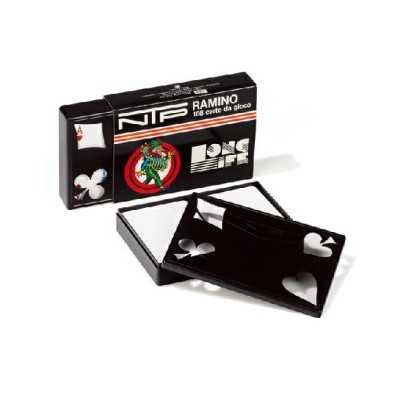 Rommé-Karten NTP weiß zurück