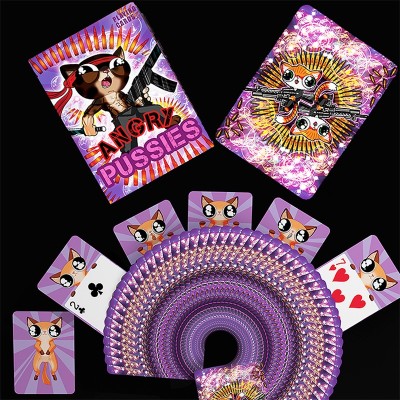 Playing cards Angry Pussies by De'vo vom Schattenreich and Handlordz