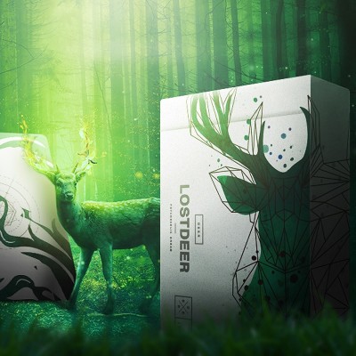 Lost Deer Forest playing cards