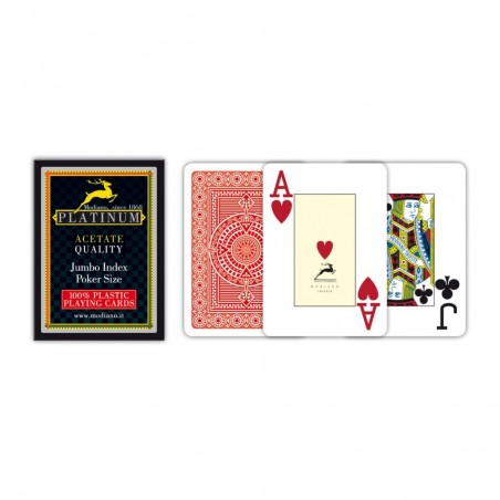 Carte da Poker Modiano - Rosso