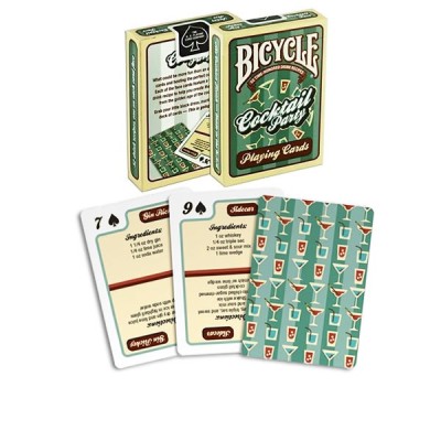 Vélo - Cartes à jouer à cocktails
