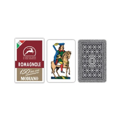 Romagnole playing cards 150 anniversary of Modiano