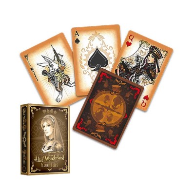 Spielkarten Alice Of Wonderland Deck - Gold