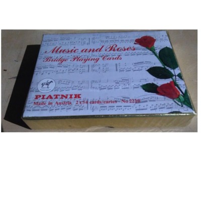 Sammelkarten für Musik und Rosen