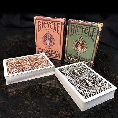 Bicycle - Tactical Field - Green playing cards