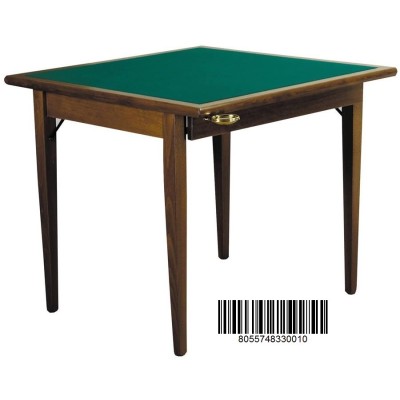 Table de jeu extra-luxe fabriquée par F.lli del Fabbro pour la marque Tavoloverde.