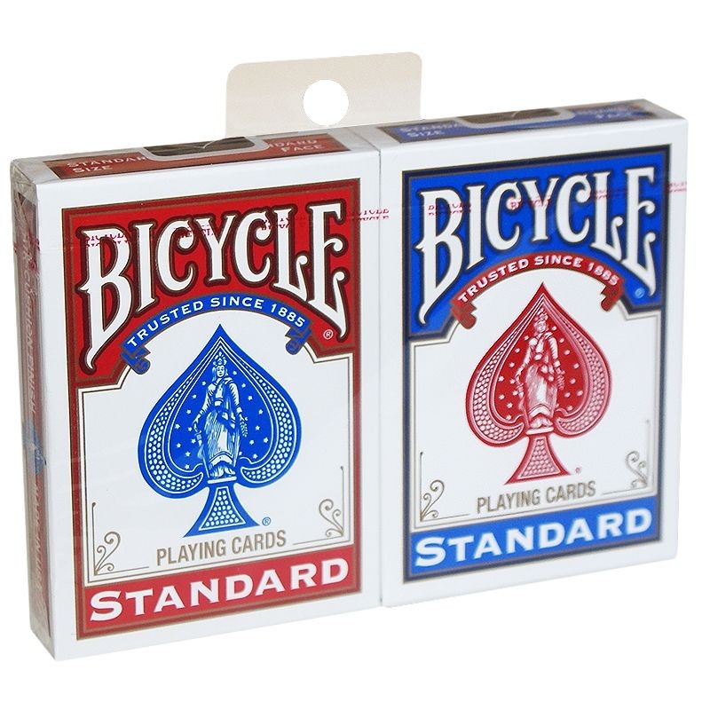  Bicycle Playing Cards - Poker Size - 2 Pack, RED