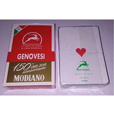 Naipes Genovesi 150 aniversario Modiano