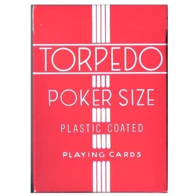 Torpedo red playing cards