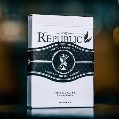 Cartes à jouer Black Republics Deck - Artist Edition (deck black)