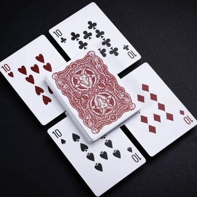 Playing cards The 666 - Red
