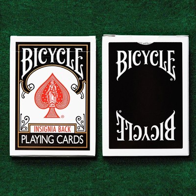 Carte da gioco Bicycle - Insignia Back - Black