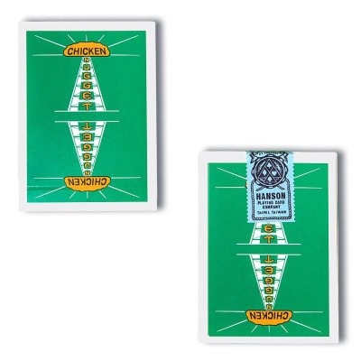 Cartes à jouer Vintage Chicken Nugget - Vert